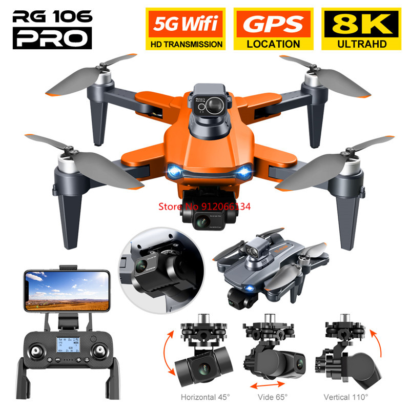 8K ESC Camera GPS Obstacle Avo - Drone Gimbal 3 Axis のレビューと価格