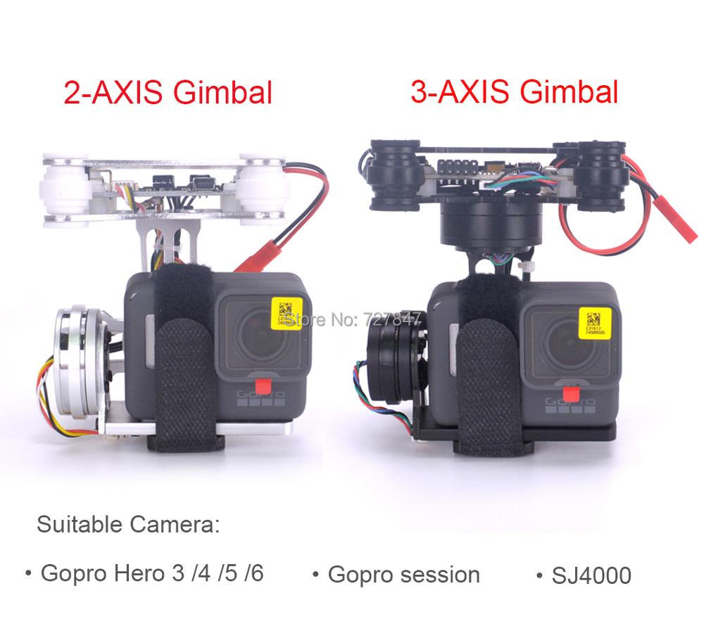 RTF FPV 3-AXIS / Lightweight 2 - Drone Gimbal For Gopro Hero のレビューと価格