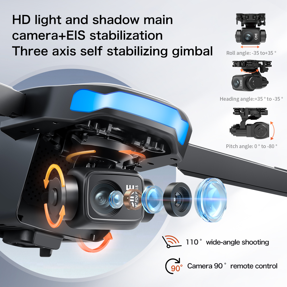 New S-X1 MAX Drone GPS 8K Prof - Drone Gimbal Brushless のレビューと価格