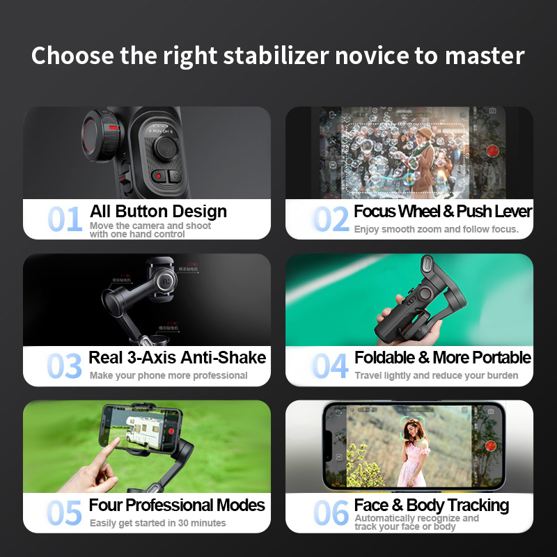 AOCHUAN 3-Axis Handheld Gimbal - Drone Gimbal For Gopro のレビューと価格